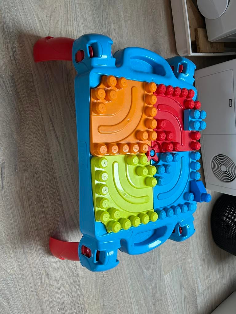 Blokkentafel met blokken, Ophalen, Zo goed als nieuw