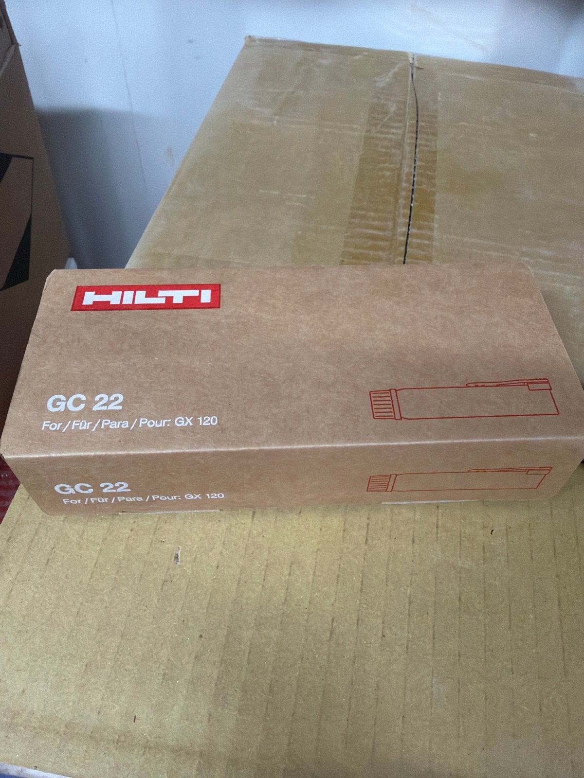 Hilti GC 22 Gaspatronen voor GX 120 - 12 stuks, Ophalen of Verzenden, Nieuw, Overige typen, Hilti