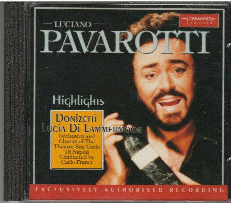 Luciano Pavarotti Lucia di Lammermoor CD, Cd's en Dvd's, Verzenden, Zo goed als nieuw, Opera of Operette