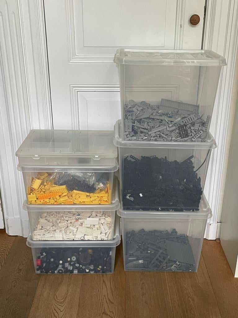 Lego verzameling 14,3KG, Inclusief extra onderdelen, Lego, Zo goed als nieuw, Losse stenen
