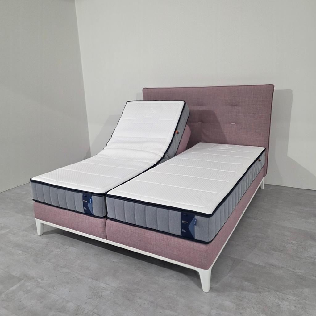 Boxspring Auping Criade 180x210 Elektrisch 2M, 210 cm, Tweepersoons, Ophalen of Verzenden, Zo goed als nieuw