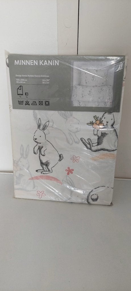 Vinted IKEA Minnen Kanin beddengoed konijn vintage - Nieuw, Eu, Eenpersoons, Eu, Overige materialen