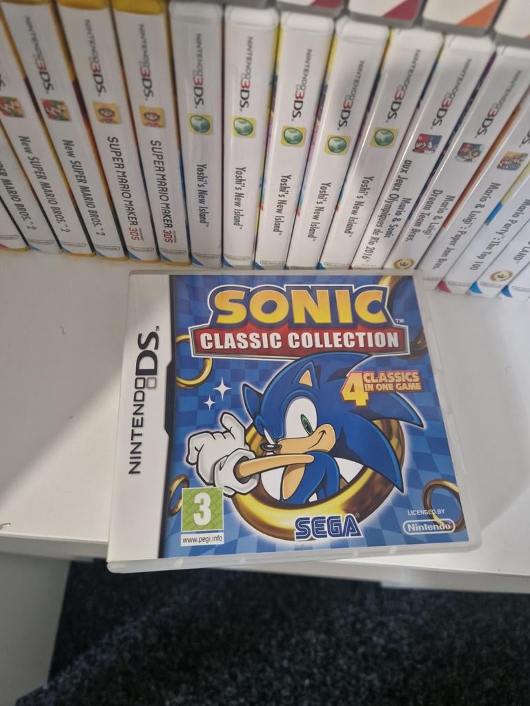 Sonic Classic Collection Nintendo DS - 4 games in 1, Spelcomputers en Games, Games | Nintendo DS, 1 speler, Onbekend, Ophalen of Verzenden