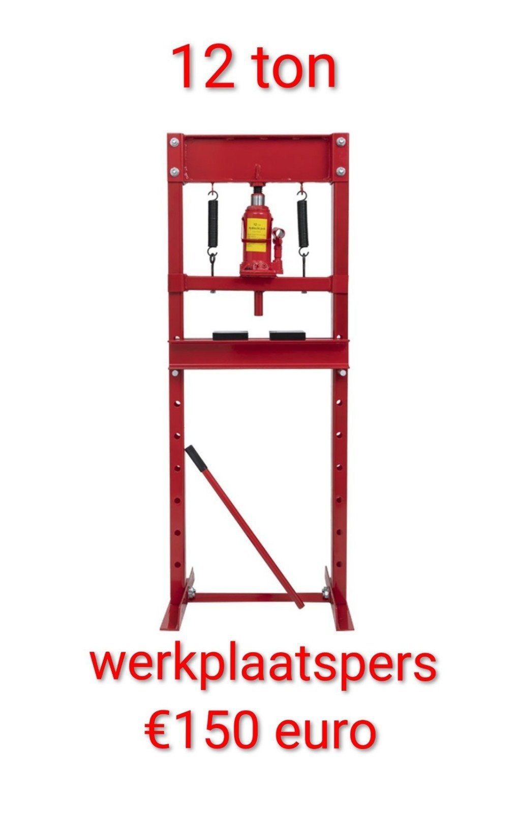 garage werkplaatspers 12 ton, Ophalen, Nieuw