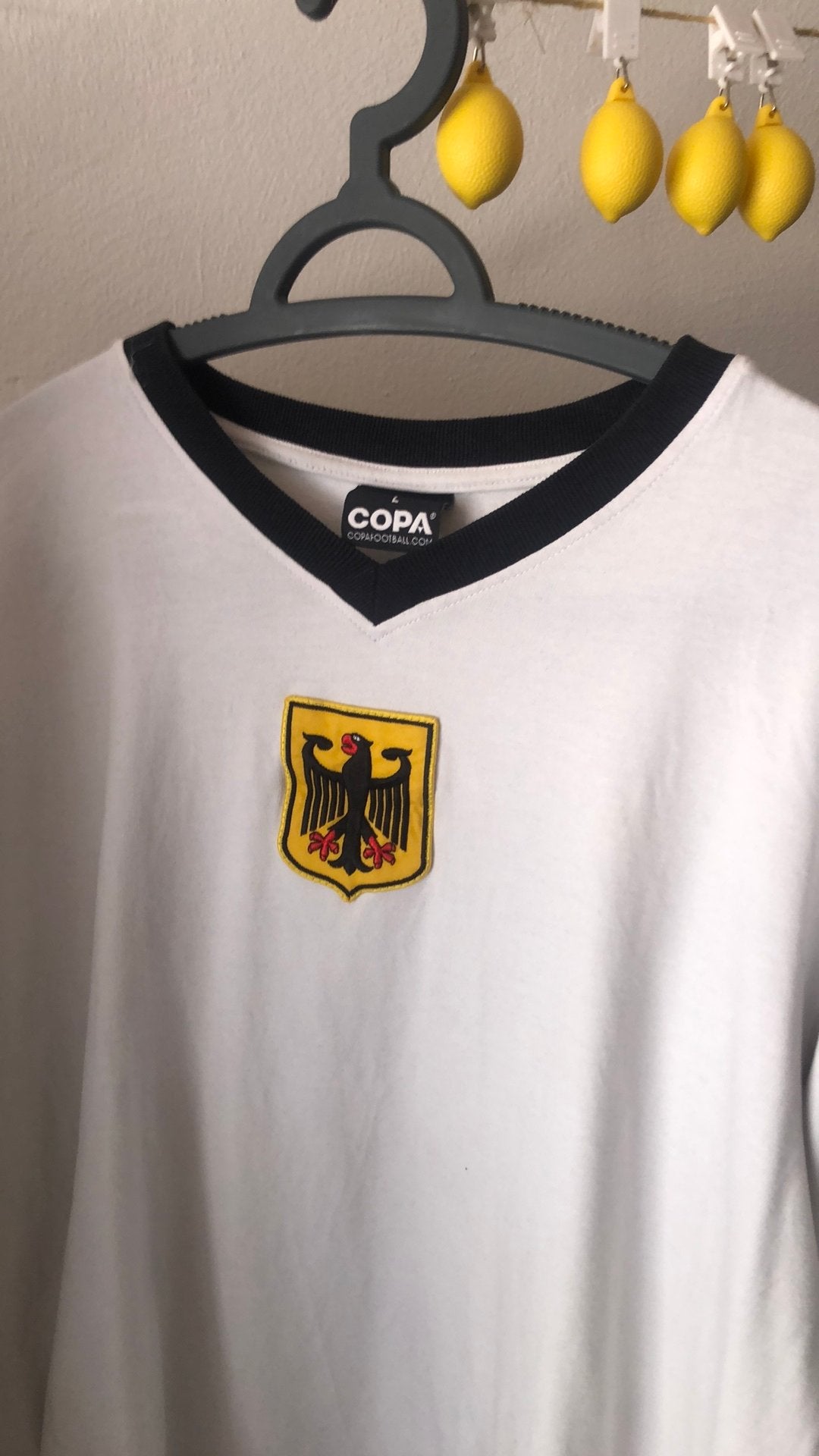 Copa / voetbalshirt duitsland old skool, Ophalen of Verzenden, Gedragen, Maat 52/54 (L), Voetbal