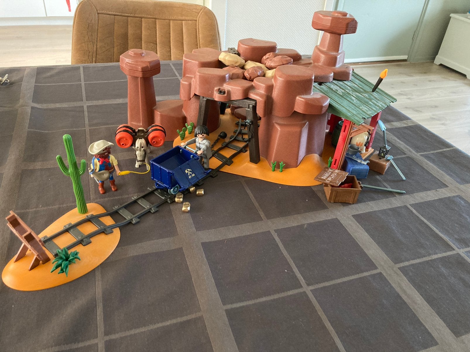Playmobil Goudmijn, Kinderen en Baby's, Ophalen, Zo goed als nieuw, Complete set