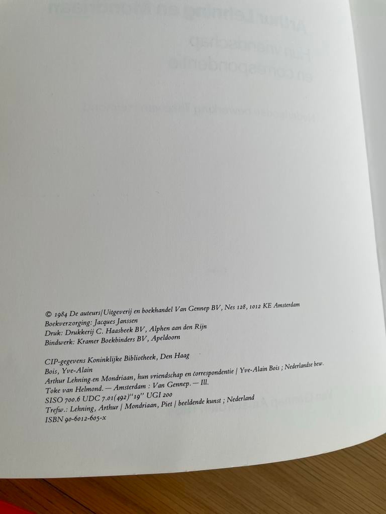 Arthur Lehning en Mondriaan: Hun vriendschap en corresponden, Ophalen of Verzenden, Gelezen, Overige onderwerpen