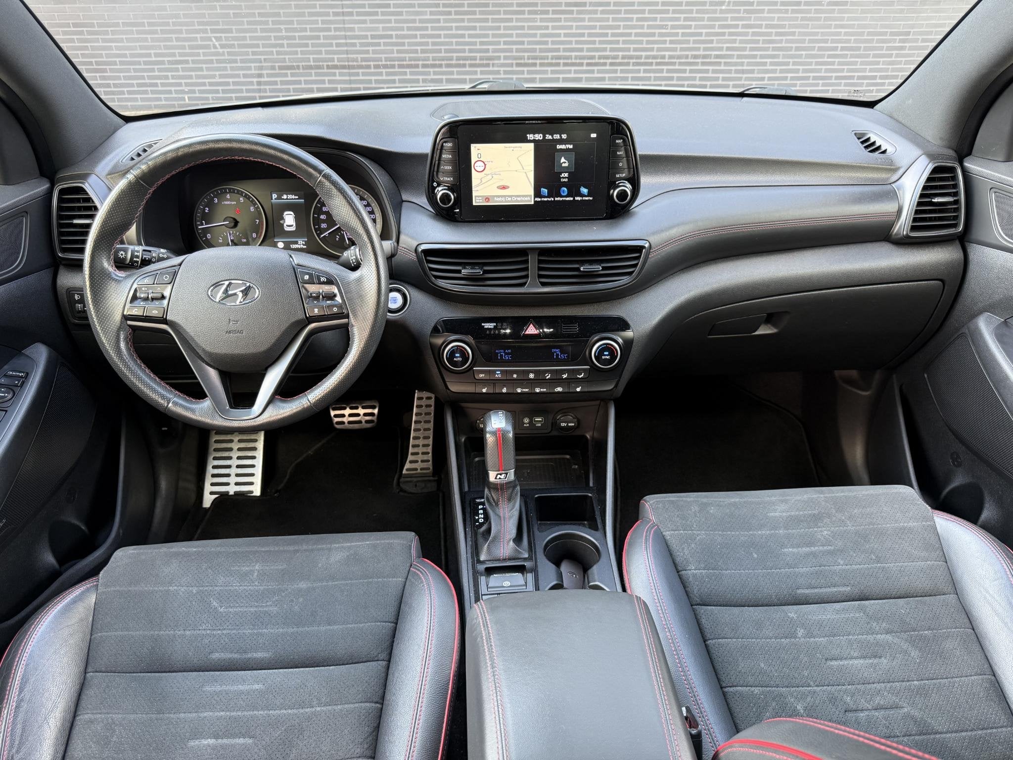 Hyundai Tucson 1.6 T-GDI 4WD N-Line / Automaat / Trekhaak /, Auto's, Automaat, Gebruikt, 4 cilinders, Automatische klimaatregeling
