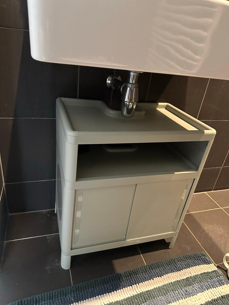 Ikea onderkast vastafel IVÖSJÖN, Huis en Inrichting, Badkamer | Badkamermeubels, Ophalen, 25 tot 50 cm, Overige typen