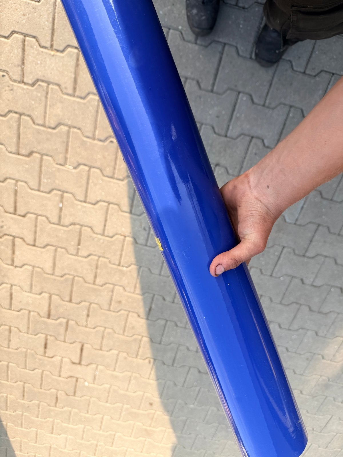 Rollen Wrap - Mat Zwart & Navy Blue (3M Scotchcal), Ophalen, Gebruikt