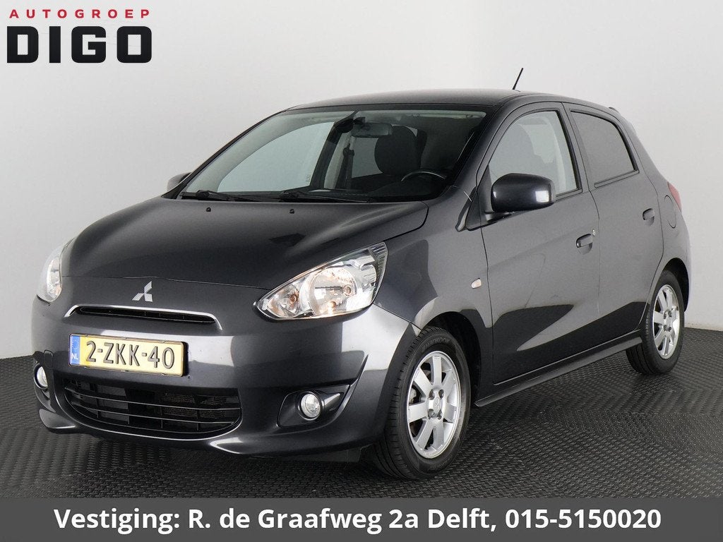 Mitsubishi Space Star 1.0 Bright | Climate Control | Elektri, Auto's, Mitsubishi, Voorwielaandrijving, Euro 5, Stof, Gebruikt