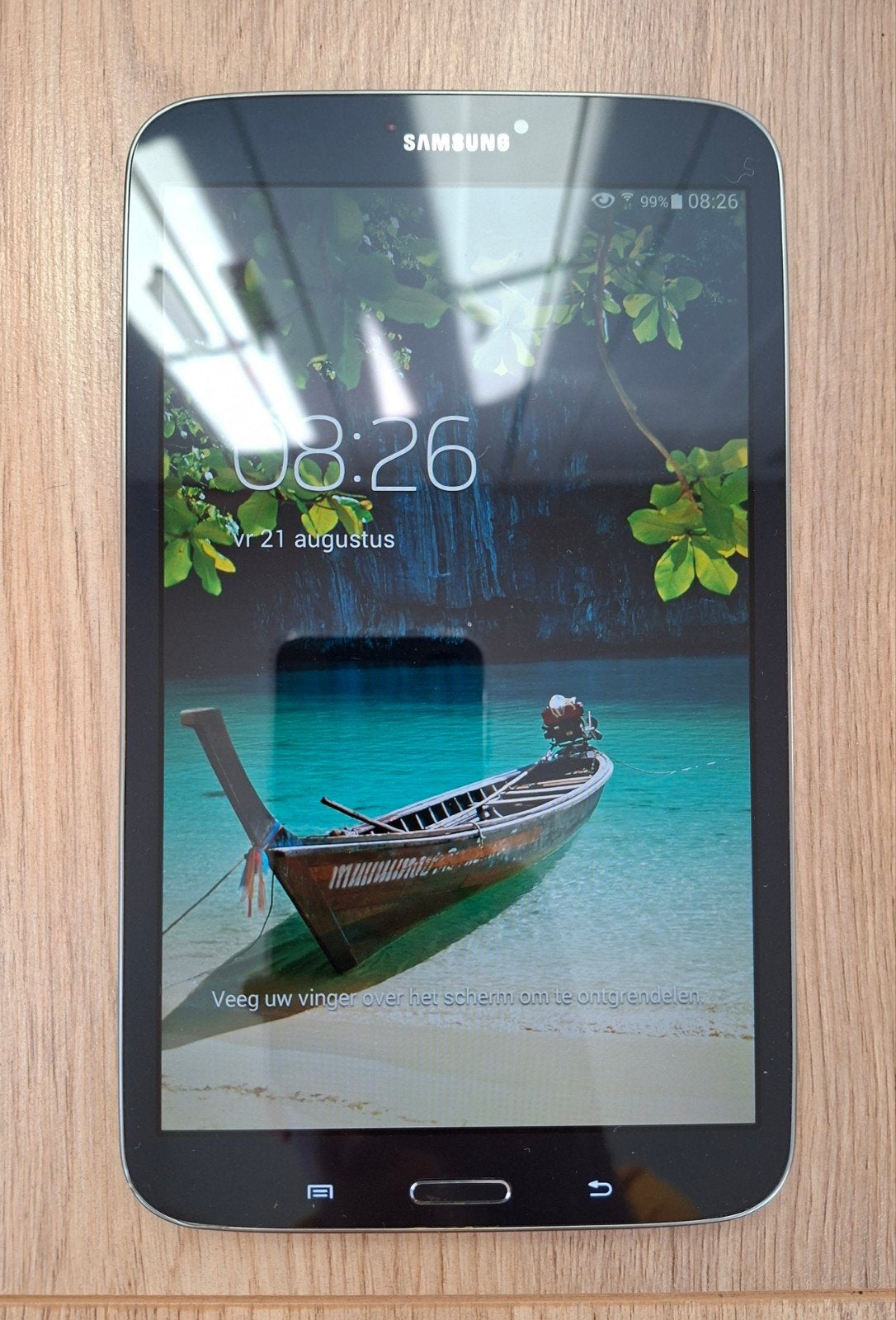Samsung Galaxy Tab 3 WiFi 16GB Zwart 8 Inch SM-T310, Gebruikt, 8 inch, Ophalen of Verzenden, 16 GB