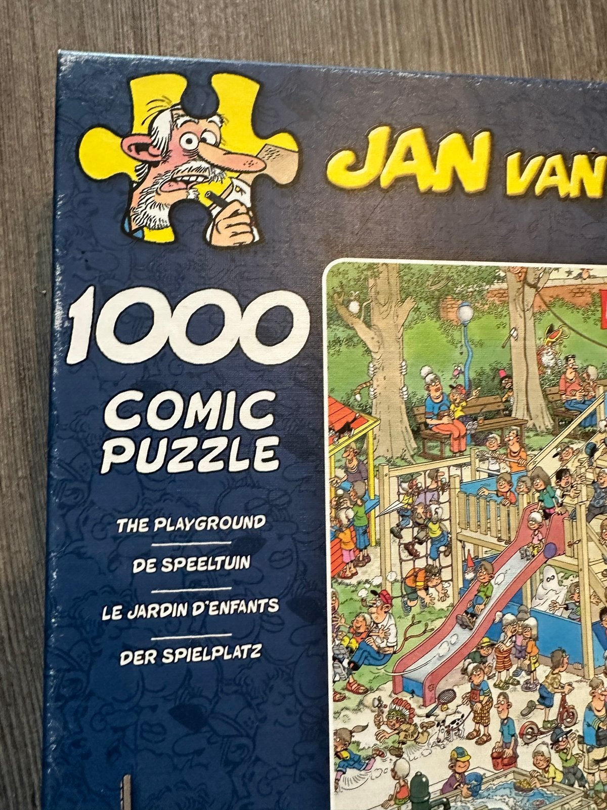 Jan van Haasteren Puzzel - De Speeltuin - 1000 stukjes, Ophalen of Verzenden, 500 t/m 1500 stukjes, Gebruikt, Legpuzzel