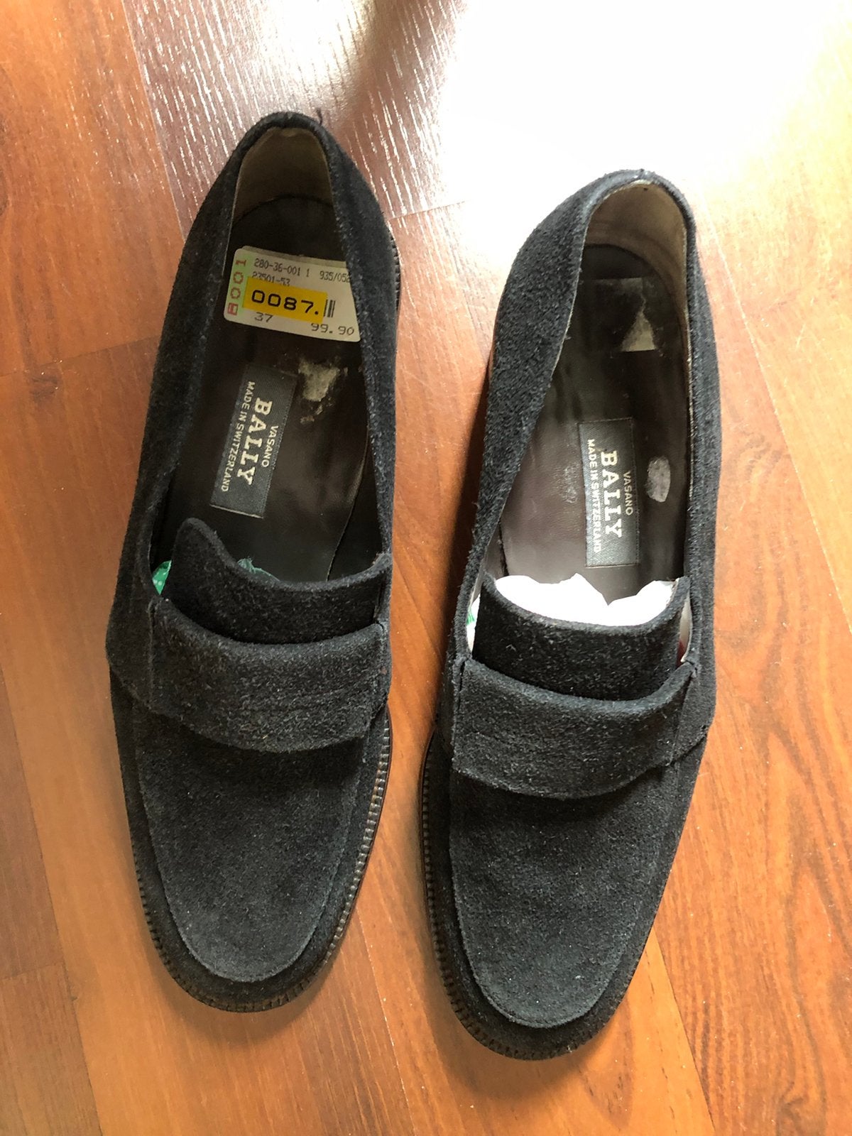 Moccasins Bally,  nieuw zwart 37,5, Kleding | Dames, Schoenen, Nieuw, Ophalen of Verzenden, Instappers, Zwart