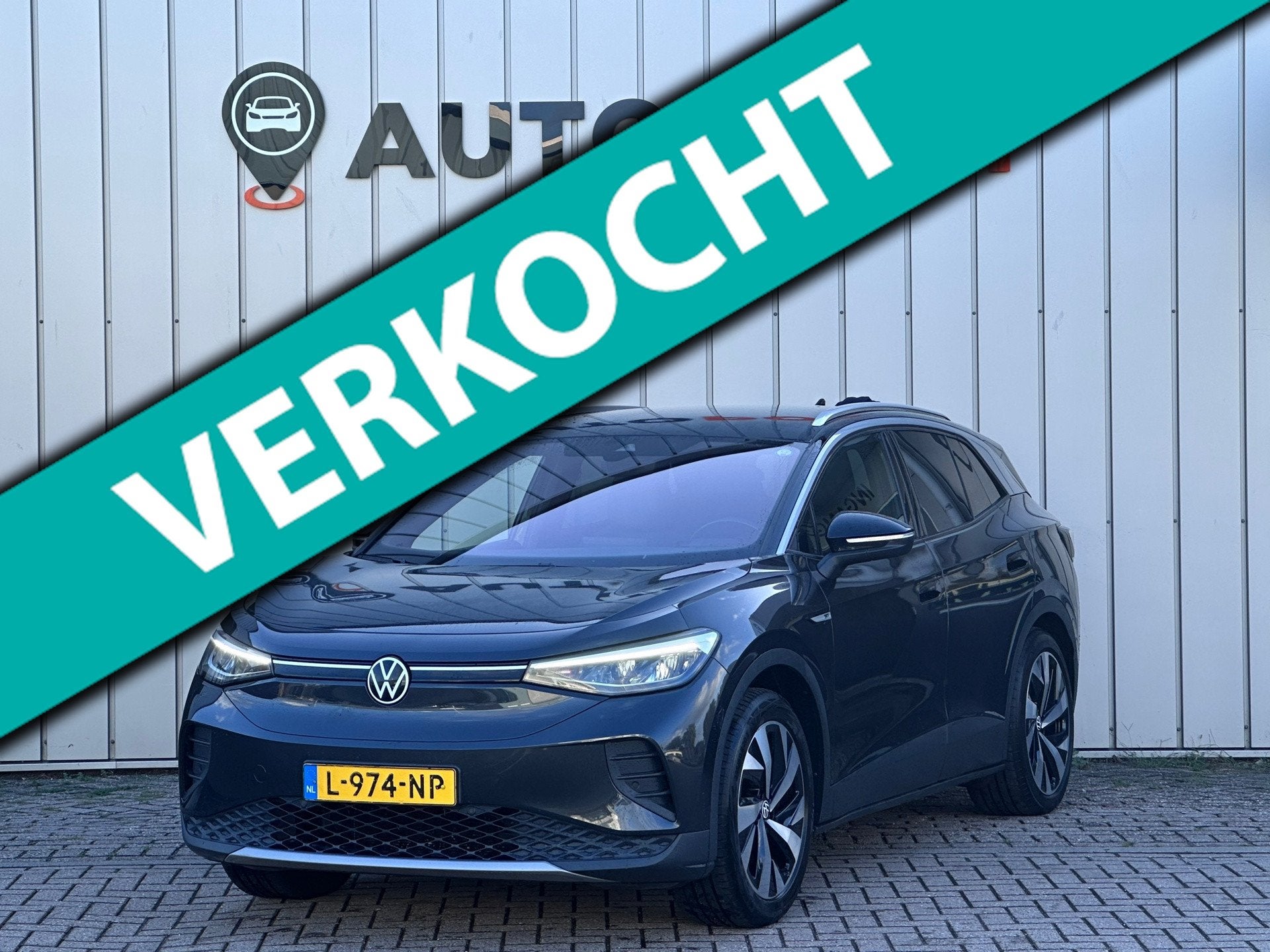 Volkswagen ID.4 First 77 kWh SOH 93% TREKHAAK CAMERA STOELVR, Auto's, Automaat, Dealer onderhouden, Achterwielaandrijving, Gebruikt