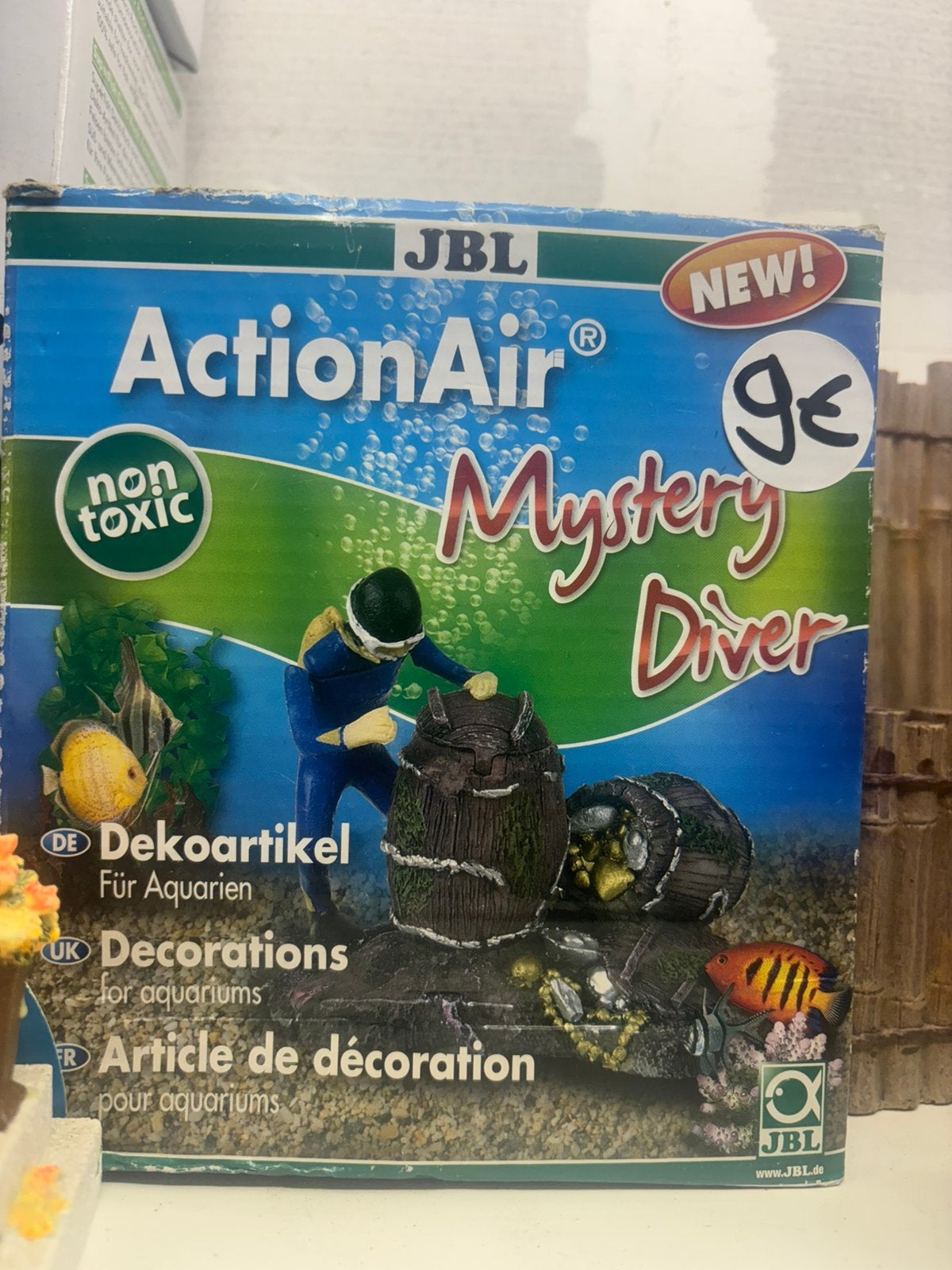 Nieuw: JBL action air mystery diver! 9€, Ophalen of Verzenden, Nieuw, Decoratie, JBL