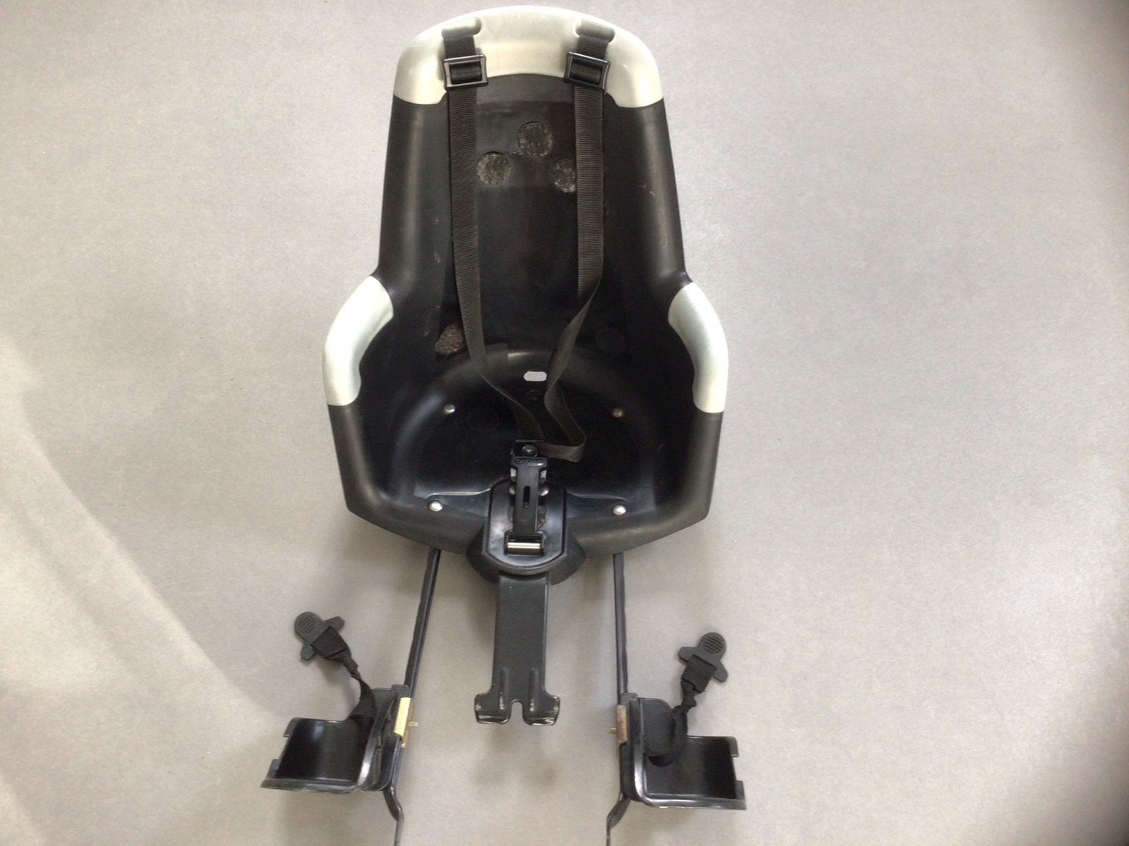 Bobike Achterzitje voor Kinderen - Zwart/Wit met Voetsteuntj, Ophalen, Achterzitje, 9 t/m 18 kg, Gebruikt