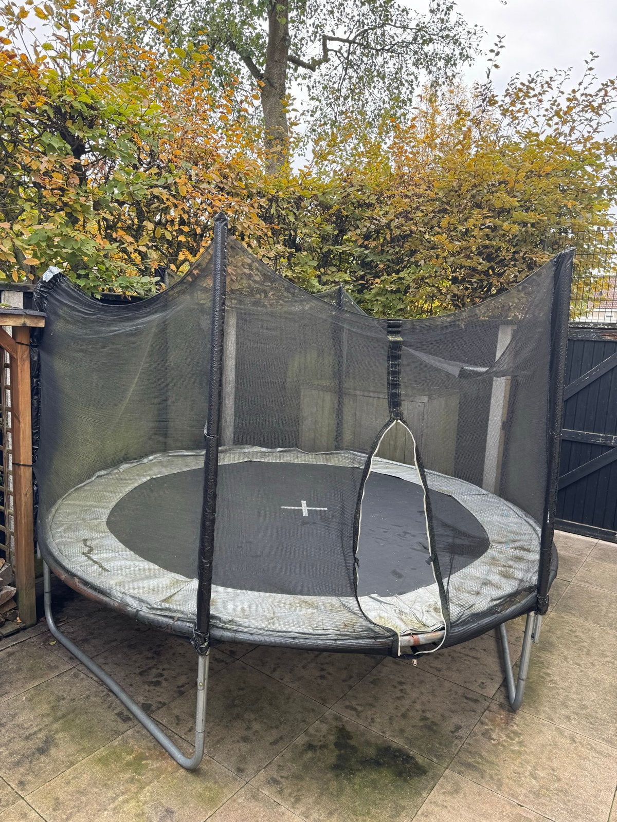Trampoline 3.00x3.00 met veiligheidsnet, Ophalen, Gebruikt