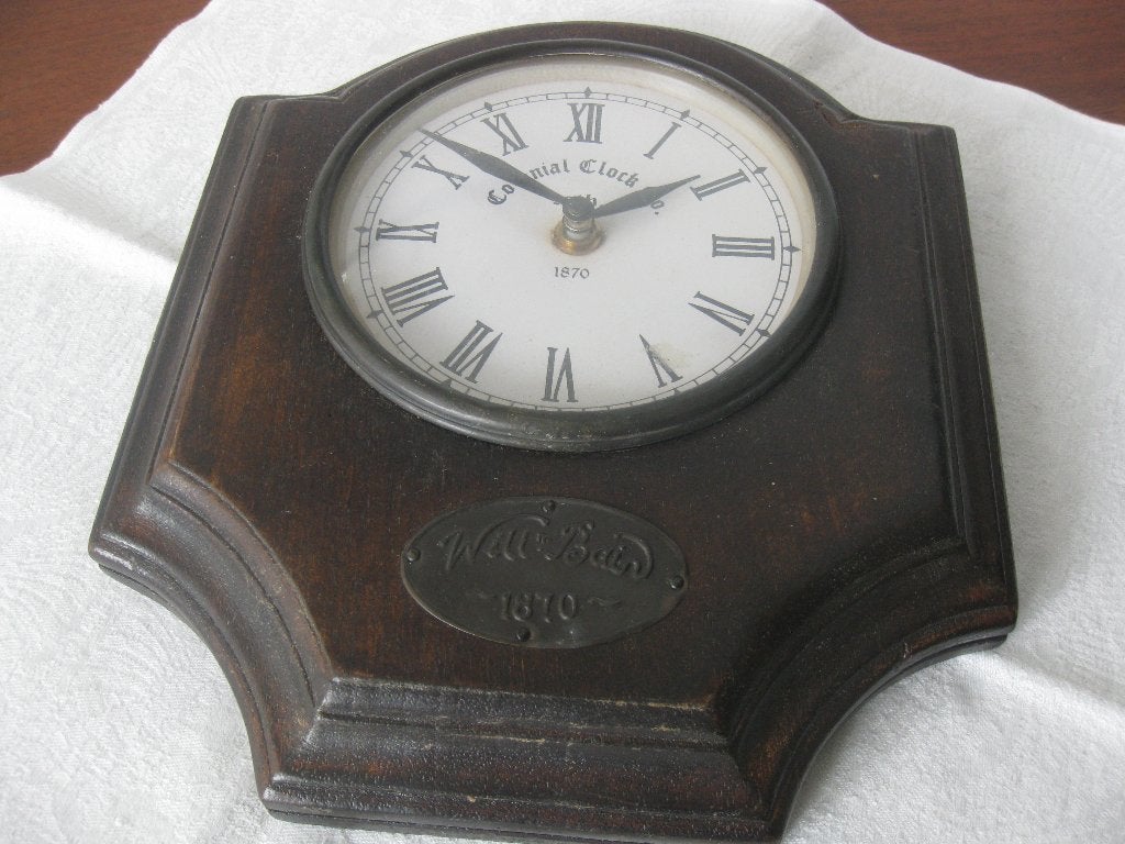 Replica van een koloniale klok. Will Bain 1870., Antiek en Kunst, Ophalen of Verzenden