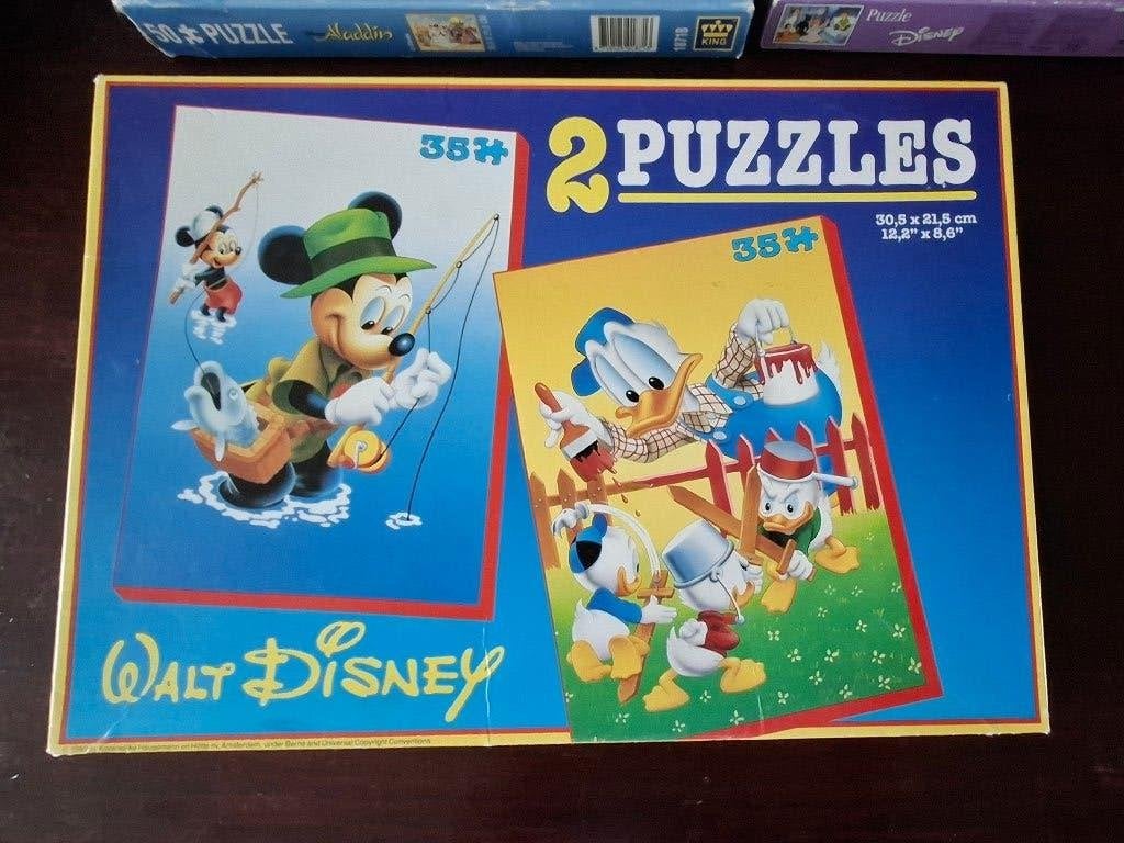 Disney kinder puzzels, Ophalen, Meer dan 50 stukjes, Gebruikt, 4 tot 6 jaar