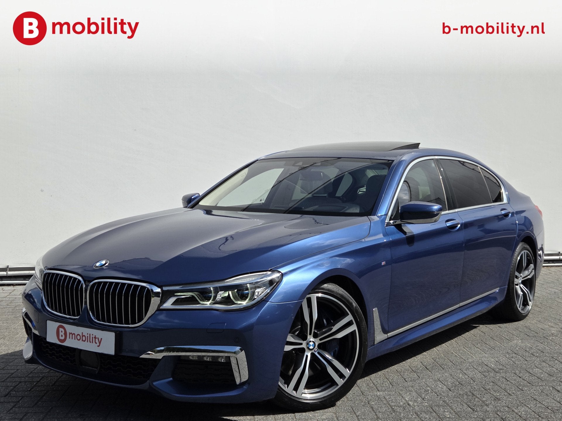 BMW 7 Serie 750Li High Executive M-Sport Laser Head-Up Soft, Auto's, BMW, Automaat, Achterwielaandrijving, Gebruikt, 120 €/maand