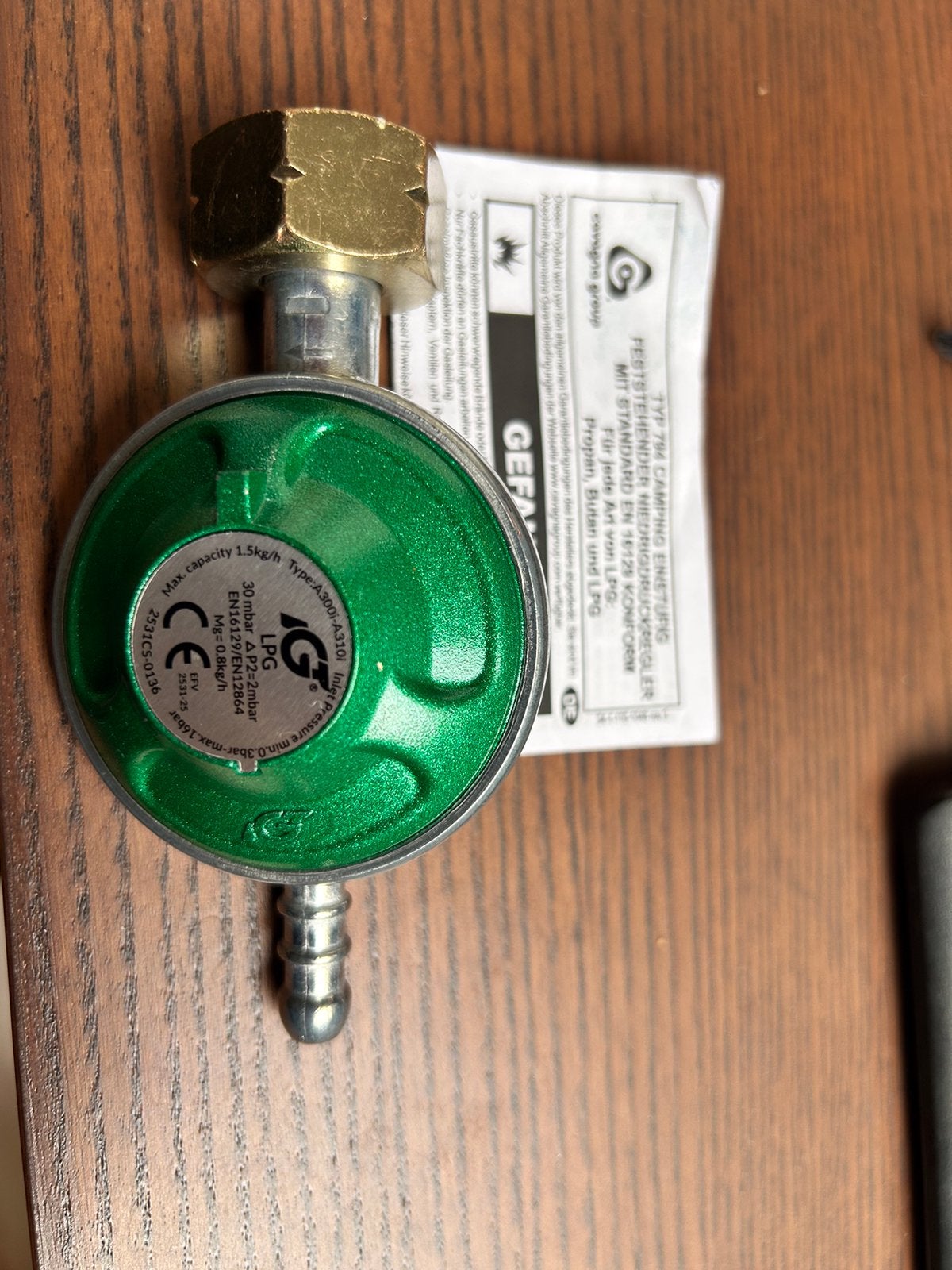 Gasfles drukregelaar 30mbar, Ophalen of Verzenden, Nieuw