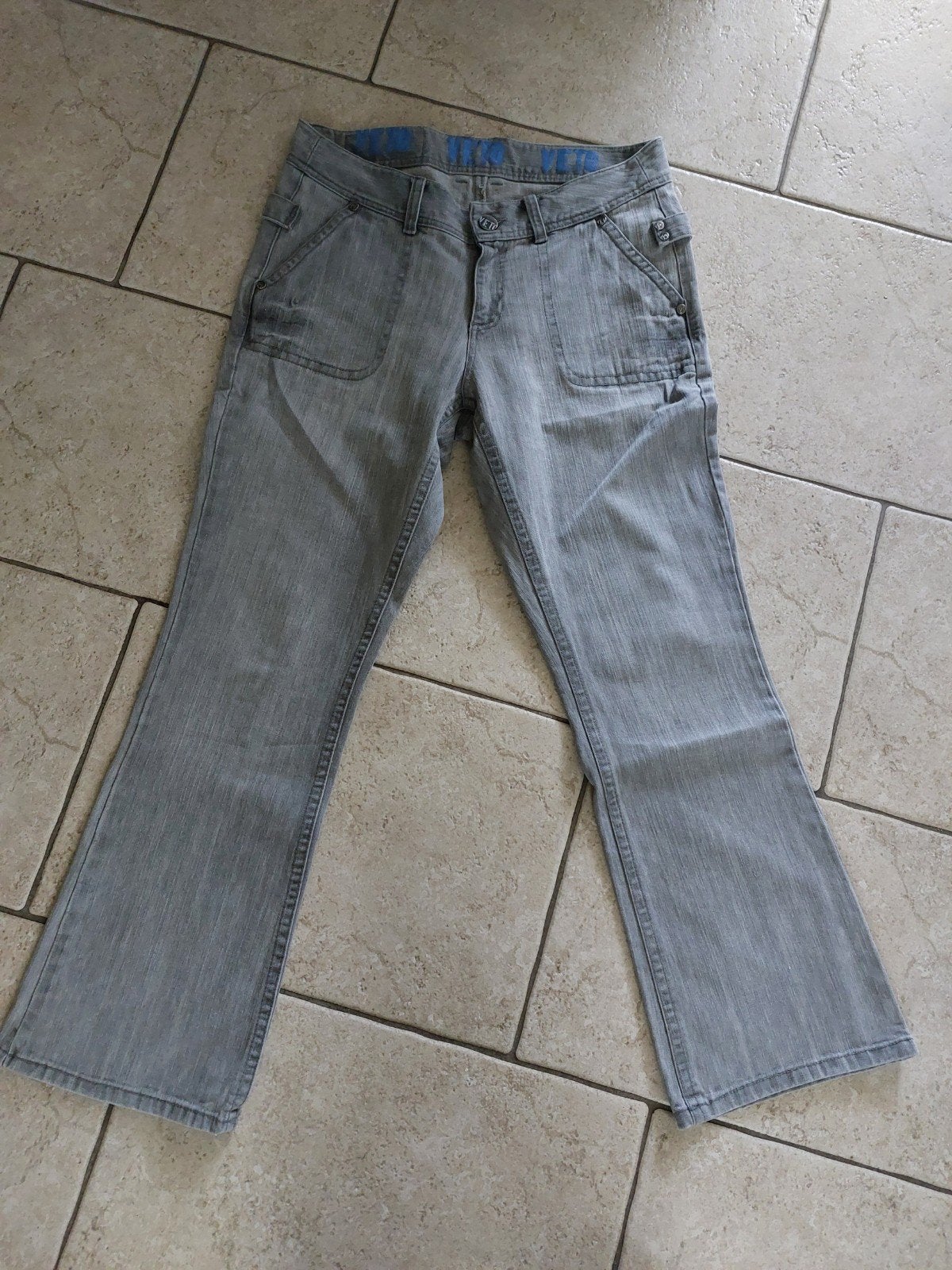 Dames Bootcut Jeans Maat 44 - Grijs, Ophalen of Verzenden
