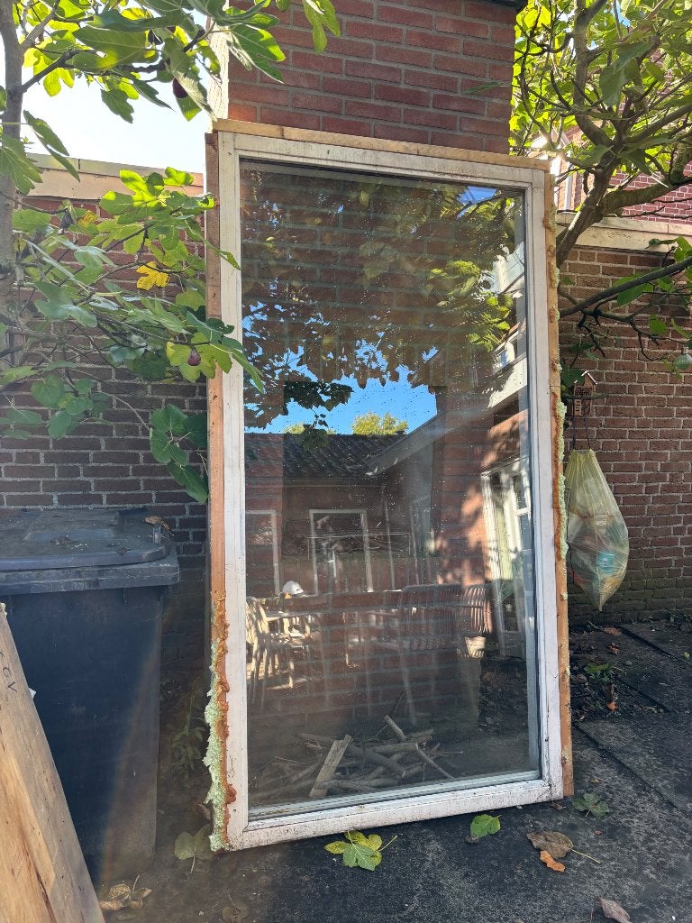 Glazen pui, Gebruikt, Overige typen, 225 cm of meer, Hout