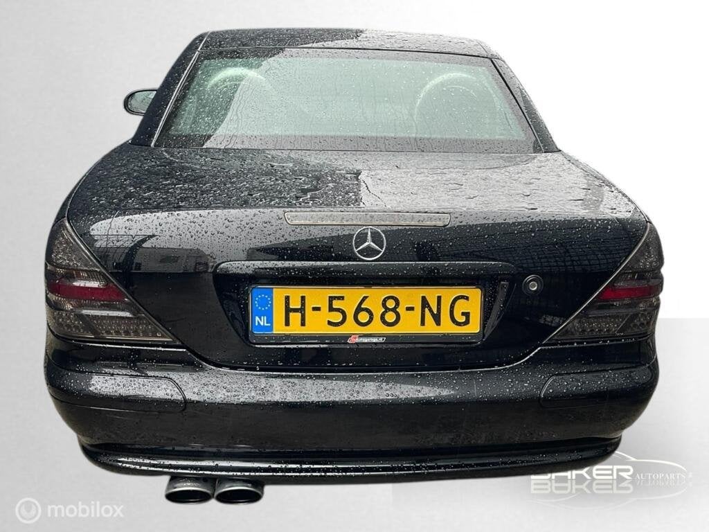 Achterbumper zwart Mercedes SLK-klasse R170  ('96-'03), Gebruikt, Mercedes-Benz, Ophalen of Verzenden, Mercedes-Benz