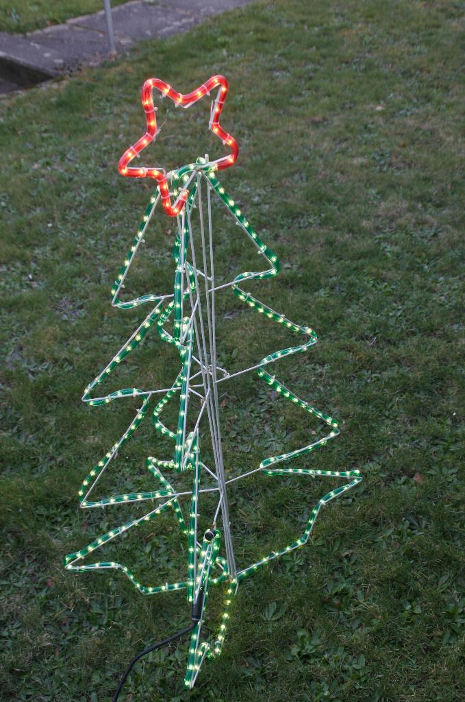 Kerstboom voor buiten. Met 288 lampjes., Diversen, Kerst, Ophalen, Zo goed als nieuw