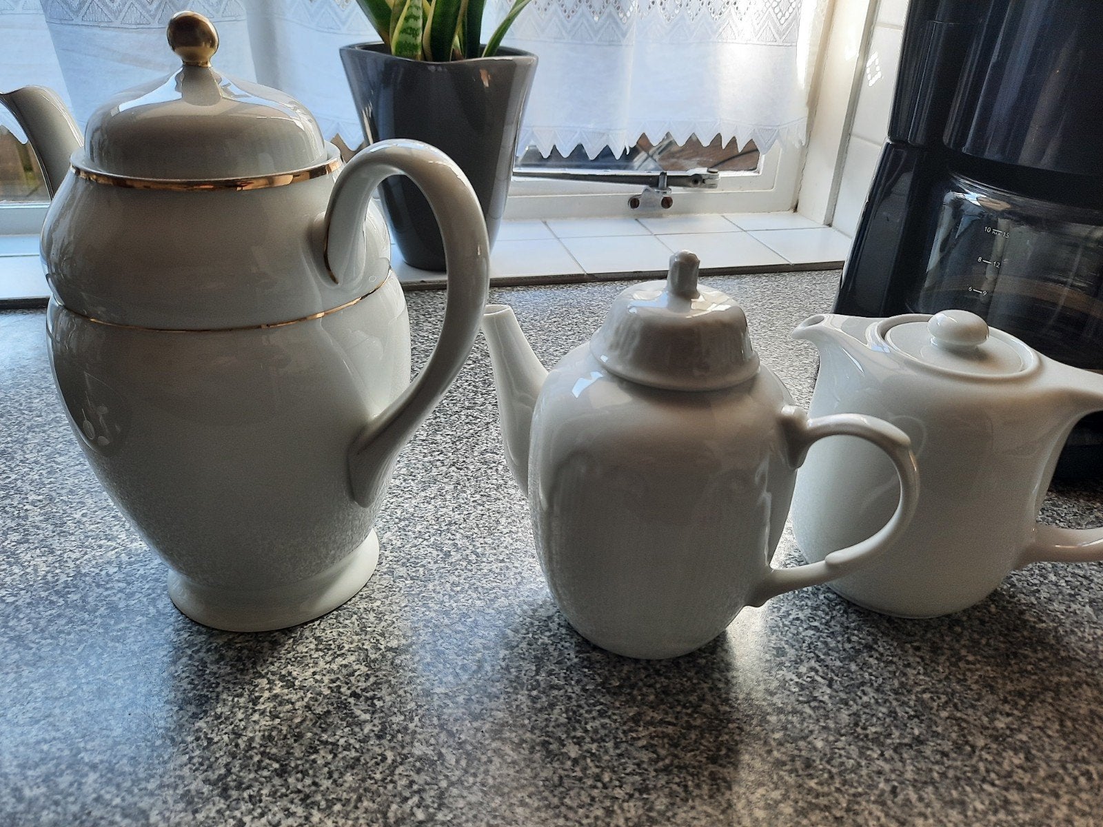 3 Theepotjes, Antiek en Kunst, Antiek | Servies compleet, Ophalen of Verzenden