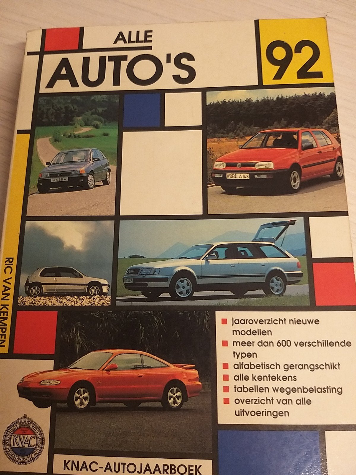 1992 alle auto's knac serie jaarboek De Alk nieuwstaat, Ophalen of Verzenden, Zo goed als nieuw, Algemeen