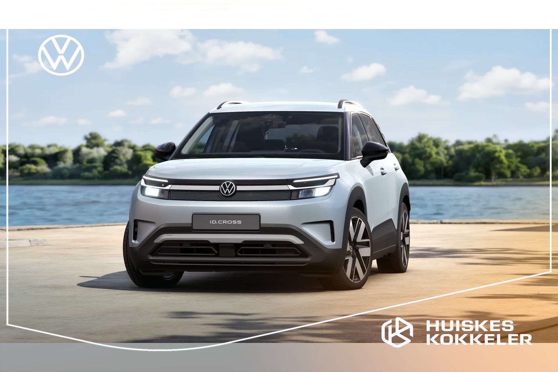 Volkswagen ID. Cross, Auto's, Volkswagen, Stof, 24 min, Nieuw, Parkeersensor