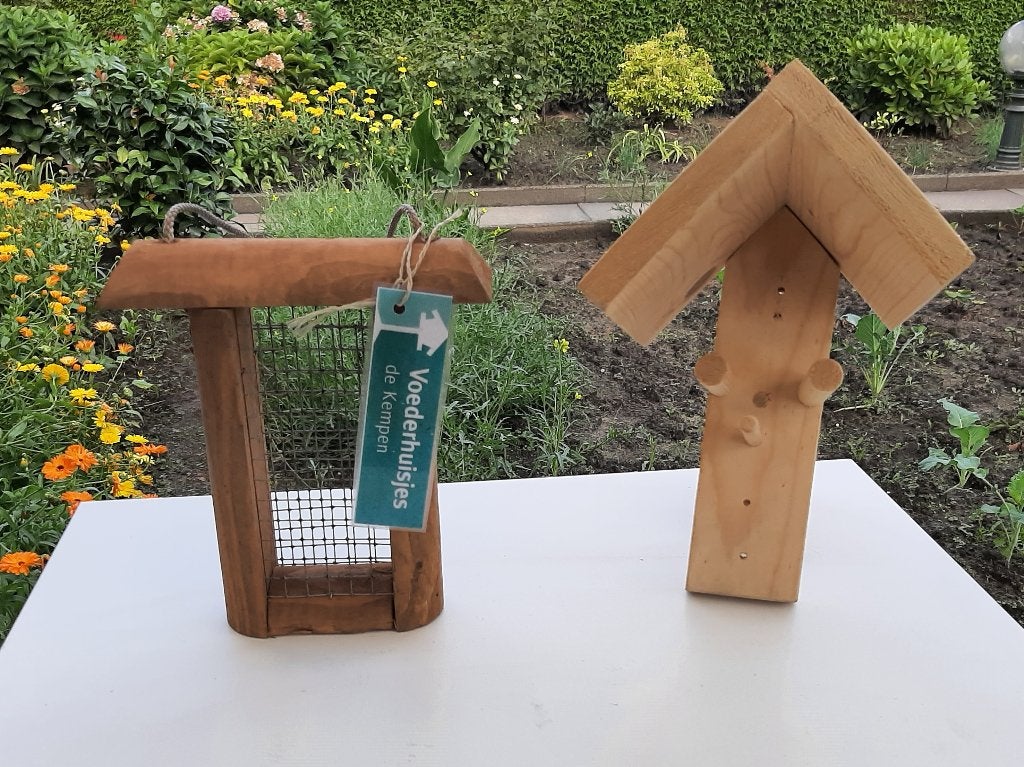 Houten Voedersilo voor Pinda's en Pindakaas Pothouder, Ophalen, Zo goed als nieuw, Eten en Drinken