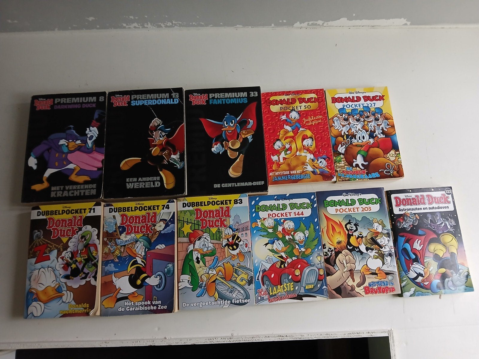 collectie Donald Duck pockets, Meerdere stripboeken, Ophalen of Verzenden, Gelezen