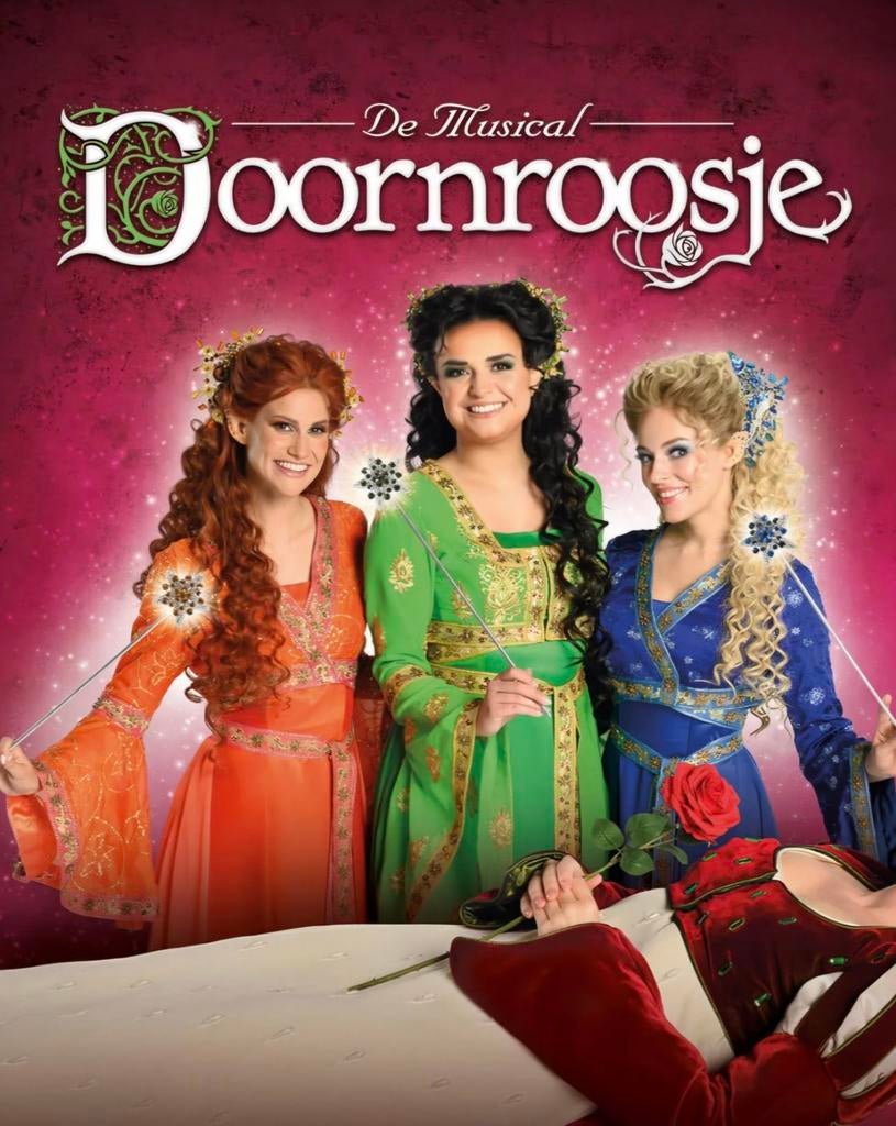 K3 Doornroosje musical 2 tickets 6 juni, Twee personen, Juni
