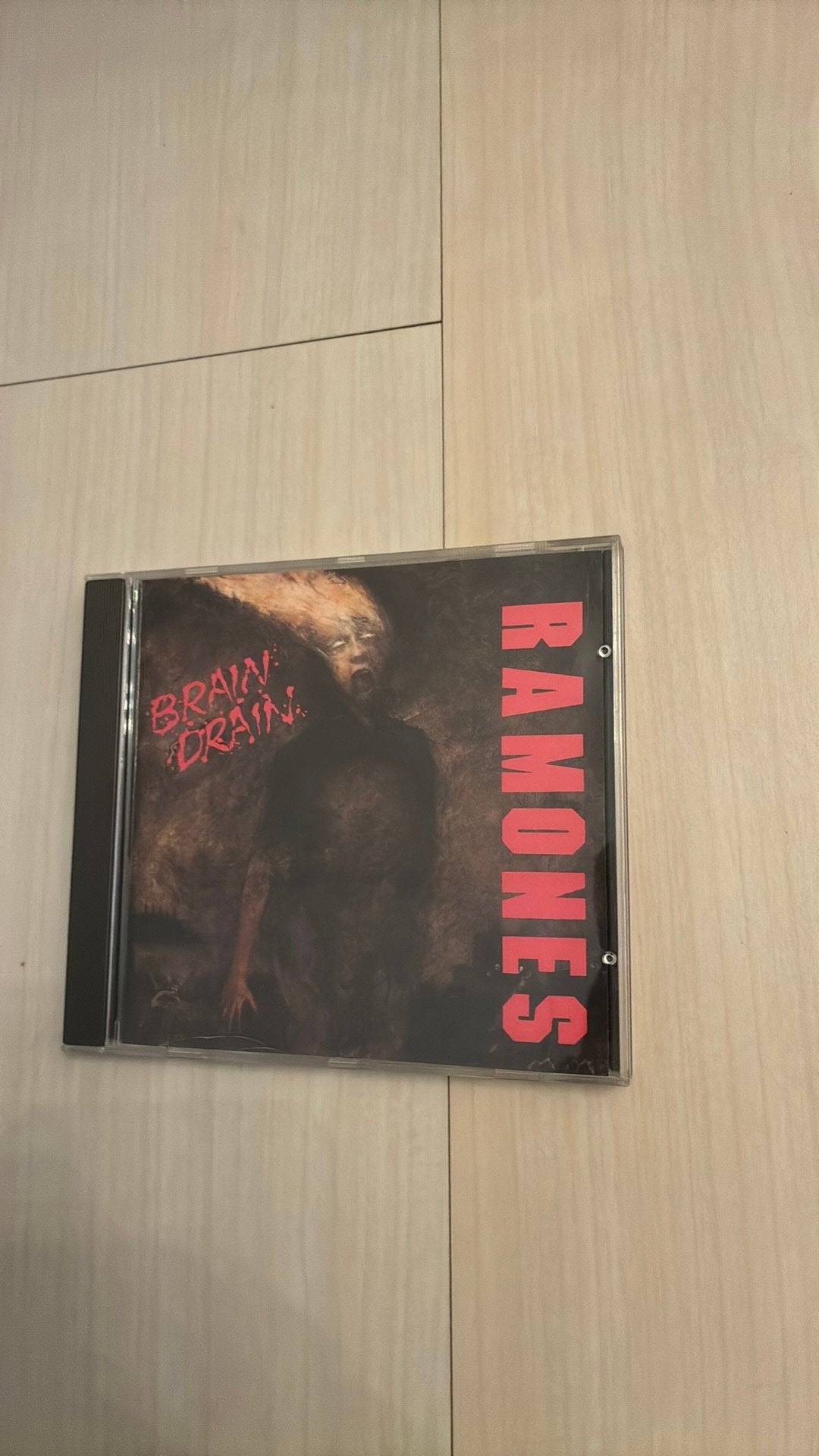 Ramones - brain drain, Ophalen of Verzenden, Zo goed als nieuw, Punk Rock