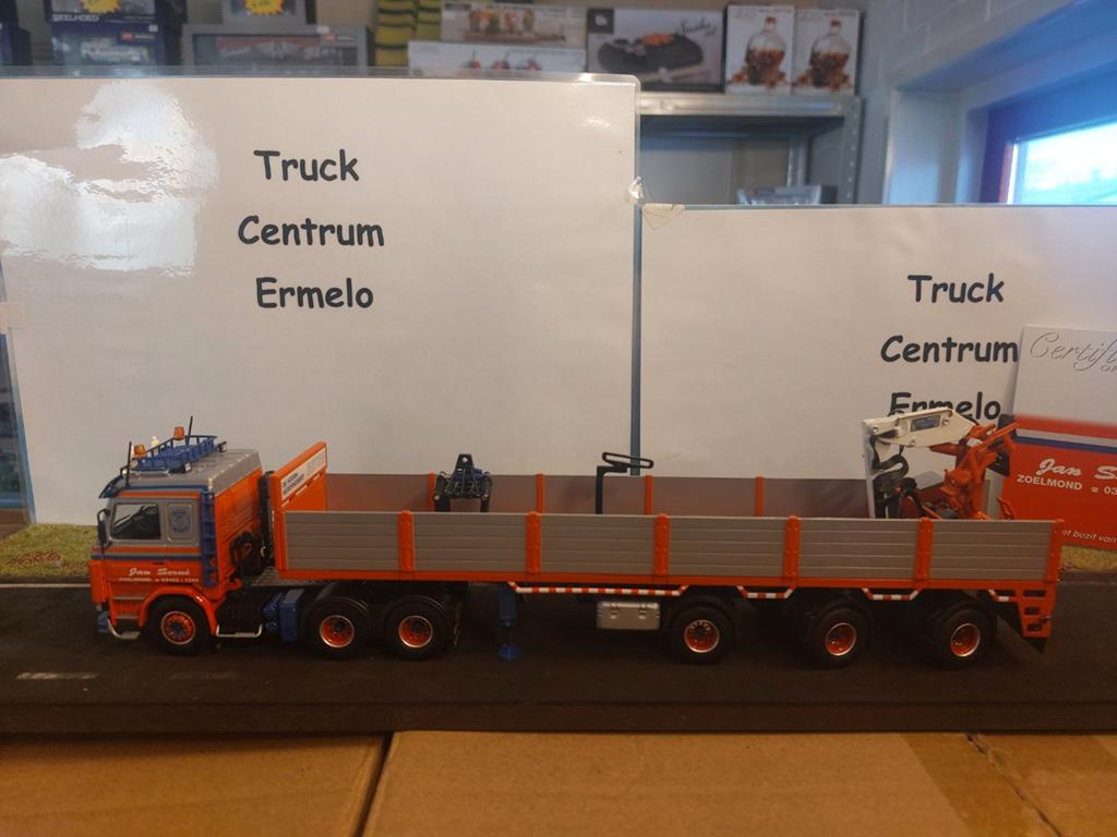 Jan serne
Scania 143-400 sleepas met 3-assige stenenoplegger, Ophalen of Verzenden, Nieuw, Bus of Vrachtwagen, Tekno