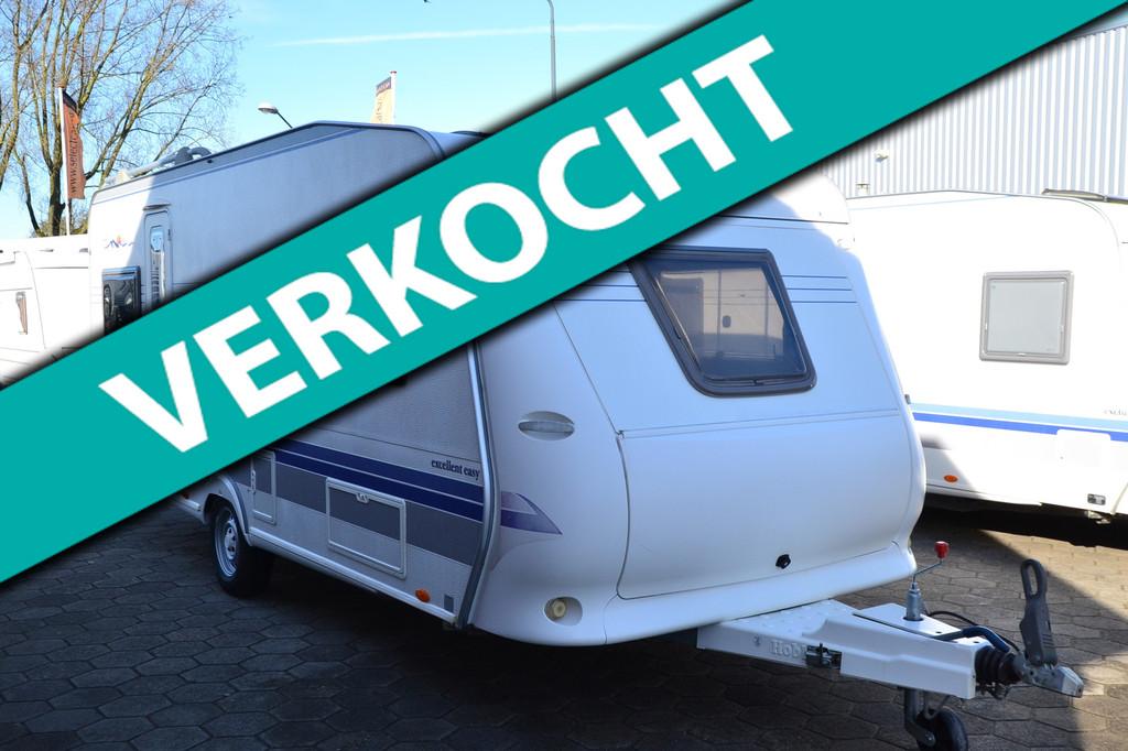 Hobby 540 UL Excellent-Easy - Voortent/Unico verona - 2 Leng, Caravans en Kamperen, Caravans, Vast bed, Bedrijf, 5 tot 6 meter