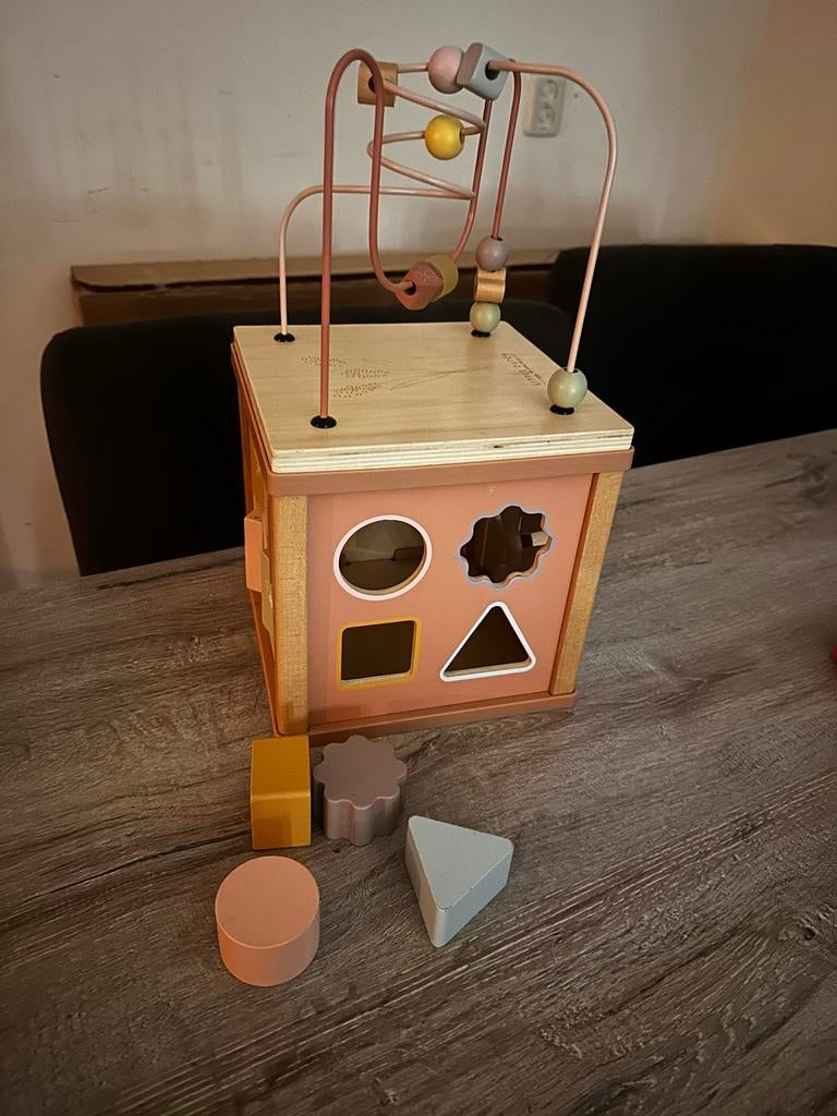 Little Dutch Activiteitenkubus Hout, Ophalen, Zo goed als nieuw, Overige typen