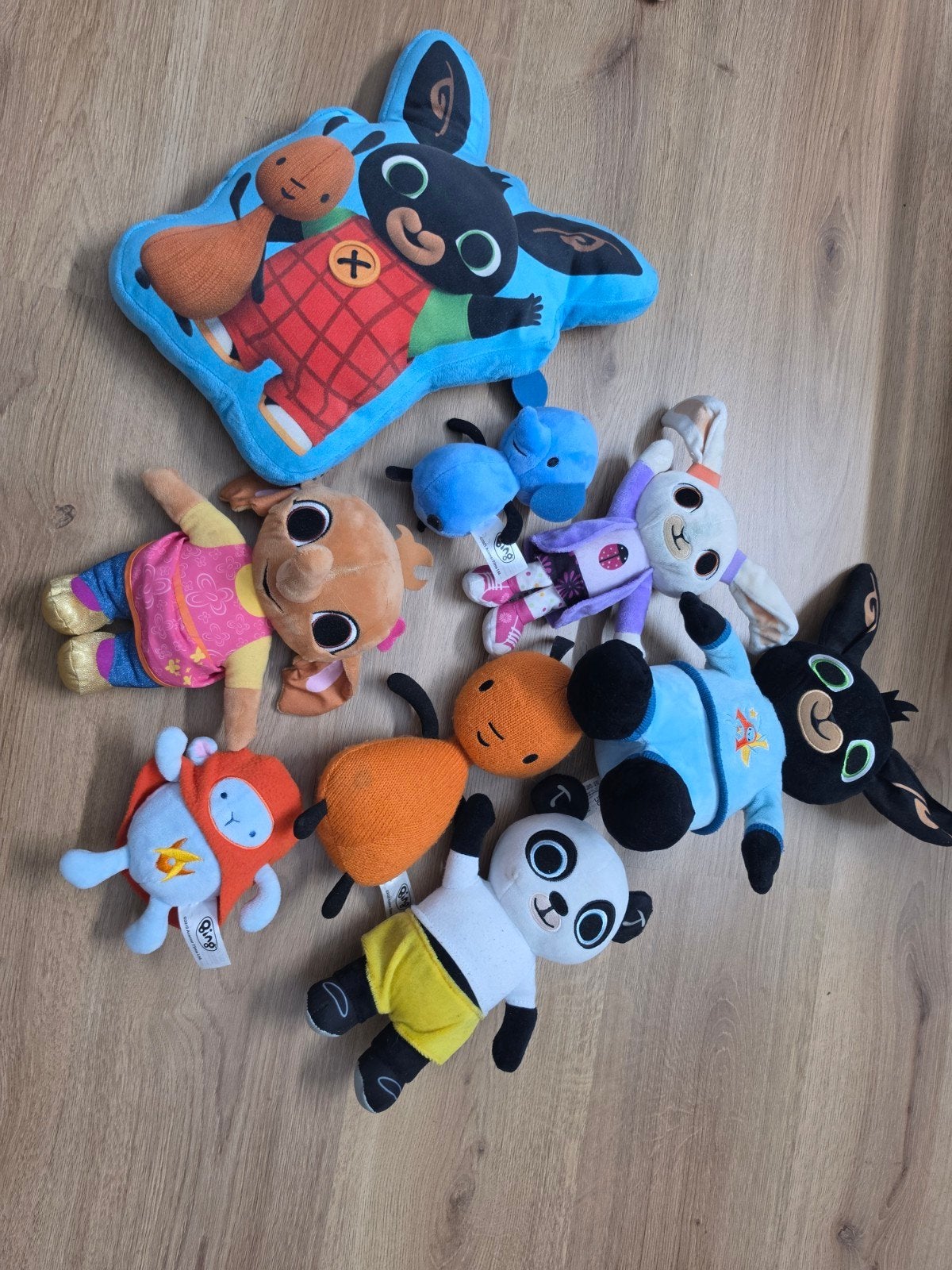 Pando, Sula & Flop pratende knuffels, Kinderen en Baby's, Gebruikt, Overige karakters, Overige typen, Ophalen of Verzenden