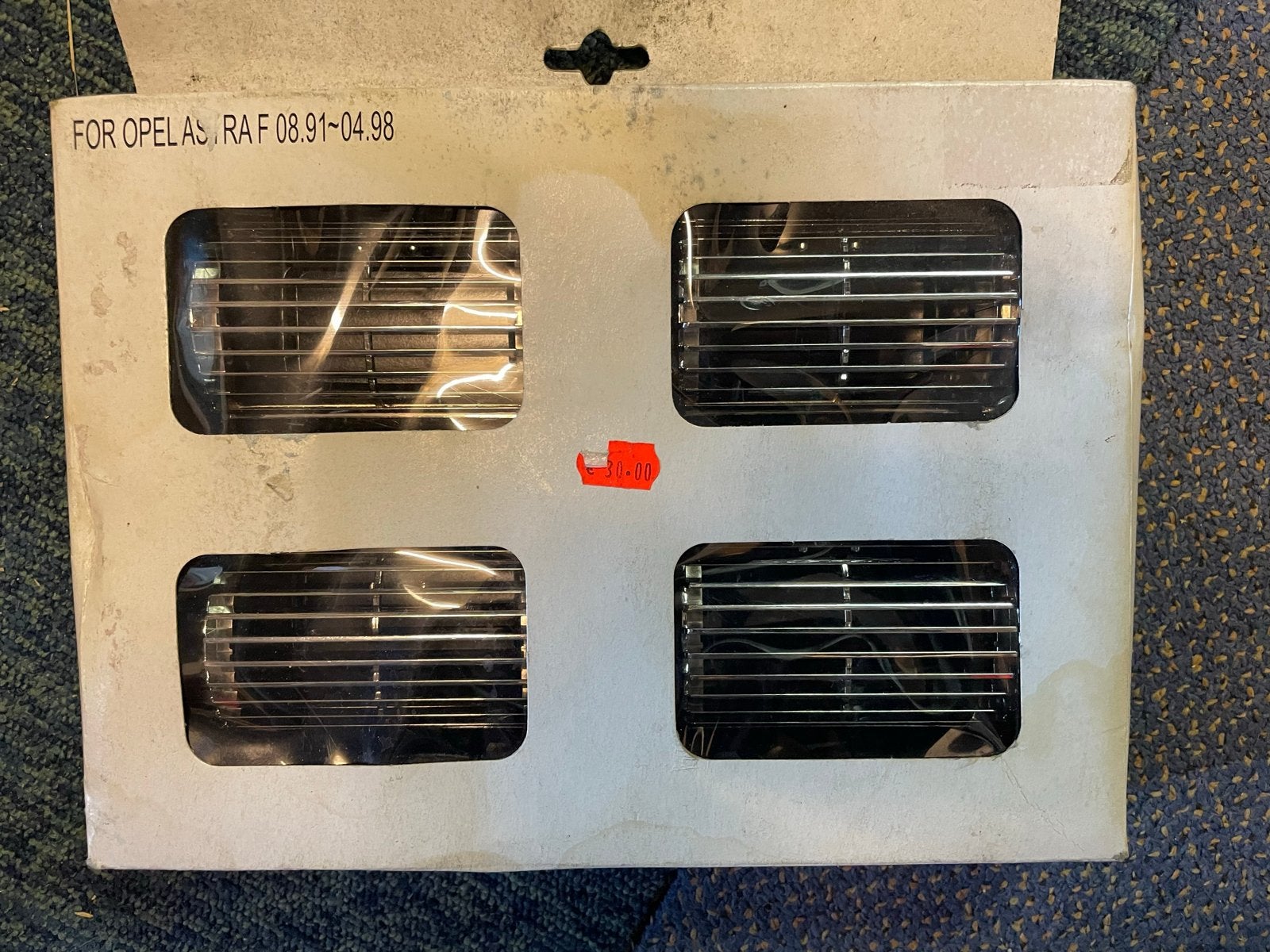 Ventilatieroosters Opel Astra F (08-91 tot 04-98), Ophalen of Verzenden, Nieuw, Opel