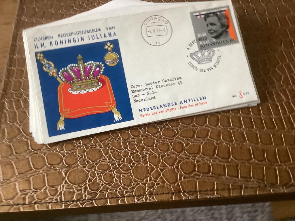 No1959 Nederlandse Antillen Koninklijk Juliana Se79 Nederlan, Postzegels en Munten, Postzegels | Eerstedagenveloppen, Ophalen
