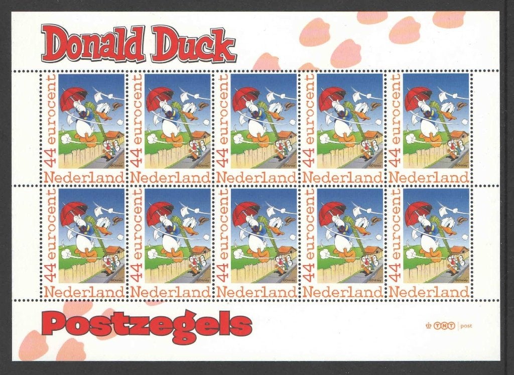 Postzegels Donald Duck, Ontdek Duckstad: Vel 8, Ophalen of Verzenden, Na 1940, Postfris