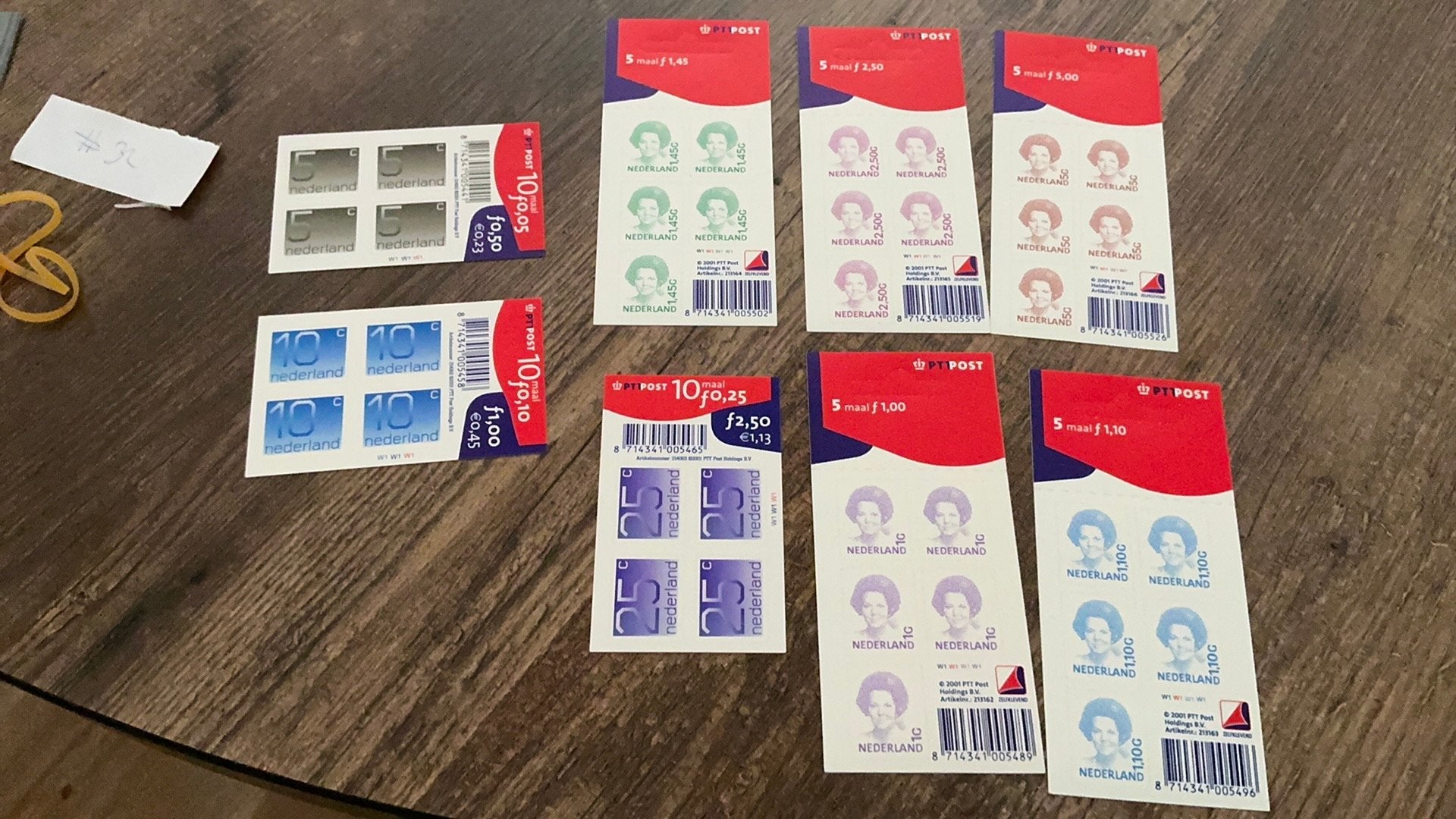 #32 Setje hangmapjes Nederland gulden, Postzegels en Munten, Postzegels | Nederland, Ophalen of Verzenden