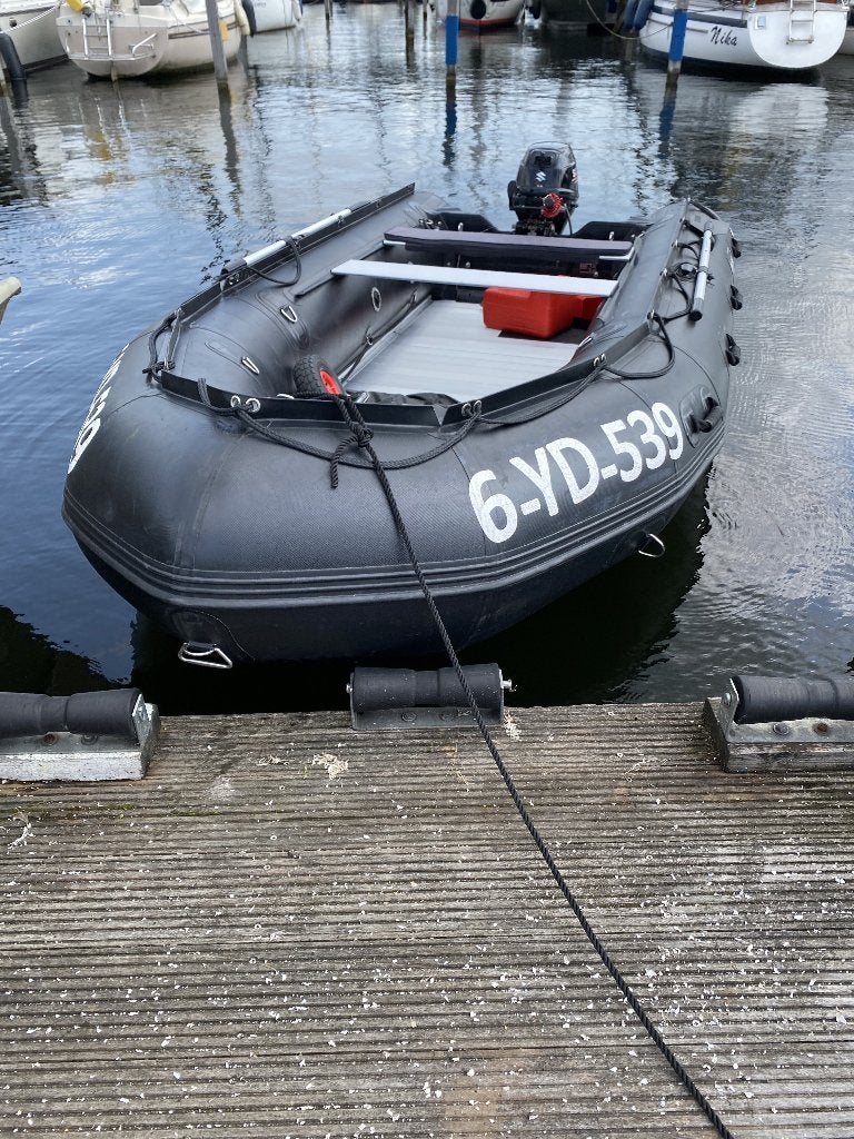 Rubberboot BB-Line 420, alumium vlonder., Watersport en Boten, Aluminium, Gebruikt, 4 m, 1 m