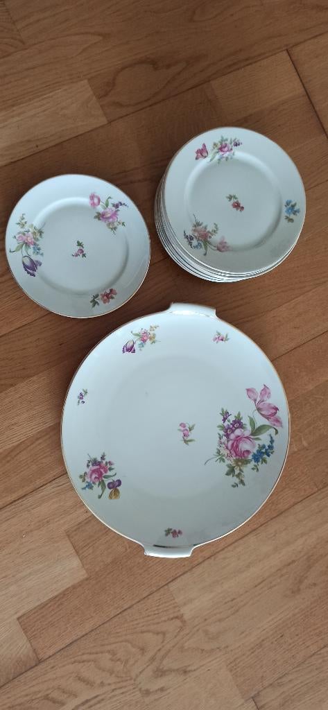 Vintage Rosenthal Bavaria "Meissen Floral", Antiek en Kunst, Antiek | Servies los, Ophalen