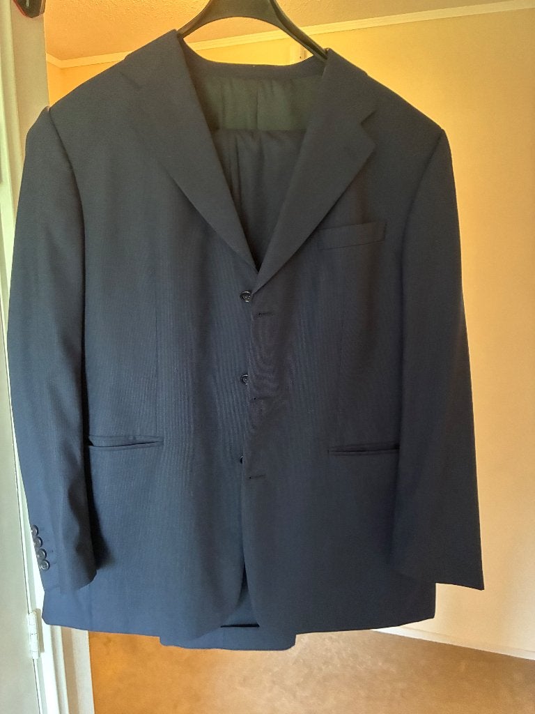 Heren pak Blauw Carl Gross., Ophalen, Maat 52/54 (L), Carl Gross, Blauw