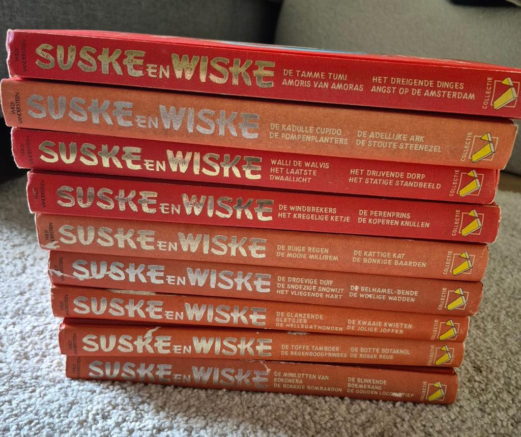 Suske en Wiske Collectie - Licht beschadigd/verkleurd, Boeken, Meerdere stripboeken, Ophalen of Verzenden, Gelezen, Willy Vandersteen