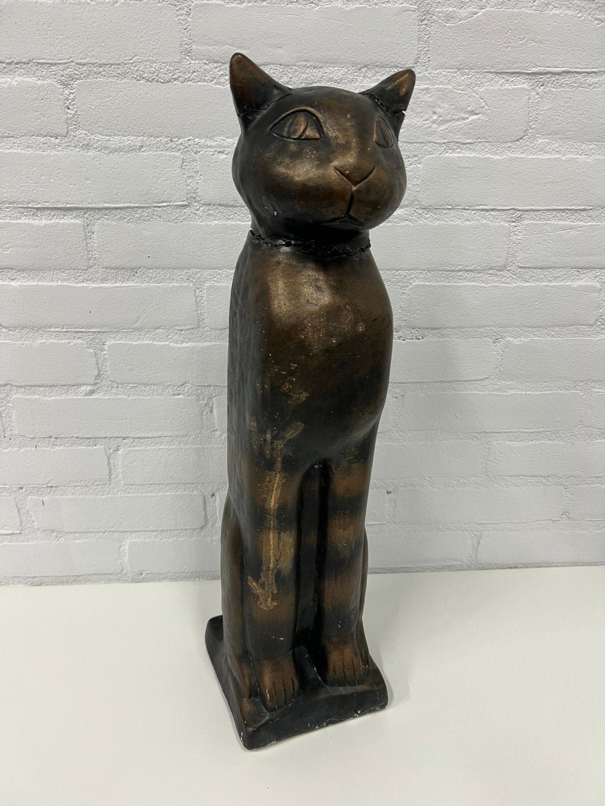 Te Koop : Beeld Kat Egyptische Kat Poes Beton Staand Beeld, Ophalen, Steen of Keramiek, Beeld, 50 - 100 cm